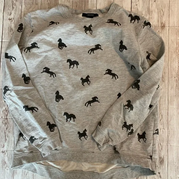 Forever 21 Tops Forever Horse Sweatshirt Poshmark